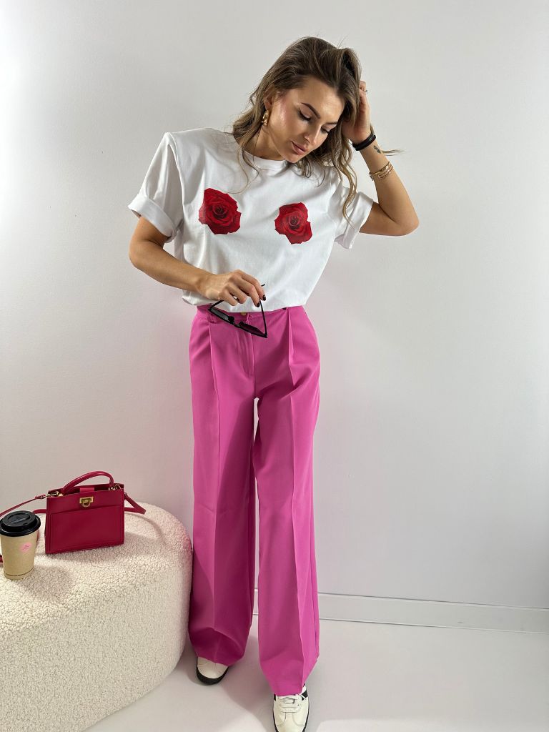 spodnie full length premium rozowe 13